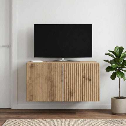 Væghængt TV-skab 59,5 x 41 x 30 cm Artisan-eg Konstrueret træ