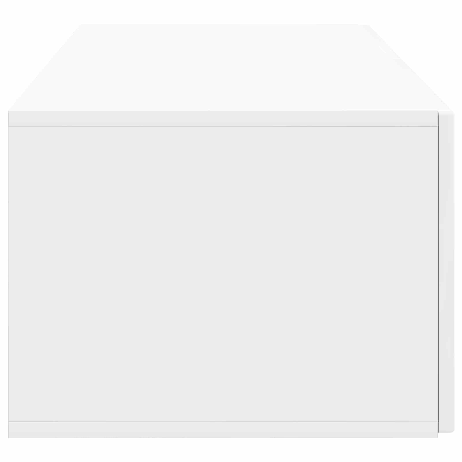 Væghængt TV-skab Vægmonteret Hvid højglans 78,5 x 41 x 30 cm