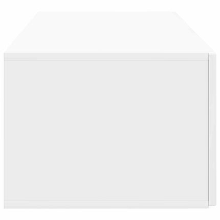 Væghængt TV-skab Vægmonteret Hvid højglans 78,5 x 41 x 30 cm