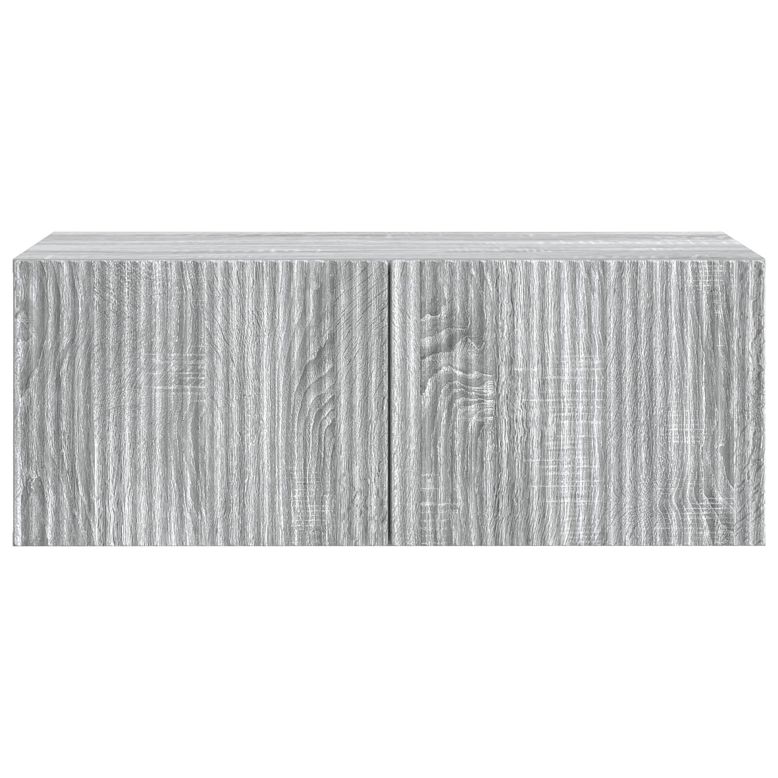 Væghængt TV-skab Vægmonteret Grå sonoma-eg 78,5 x 41 x 30 cm