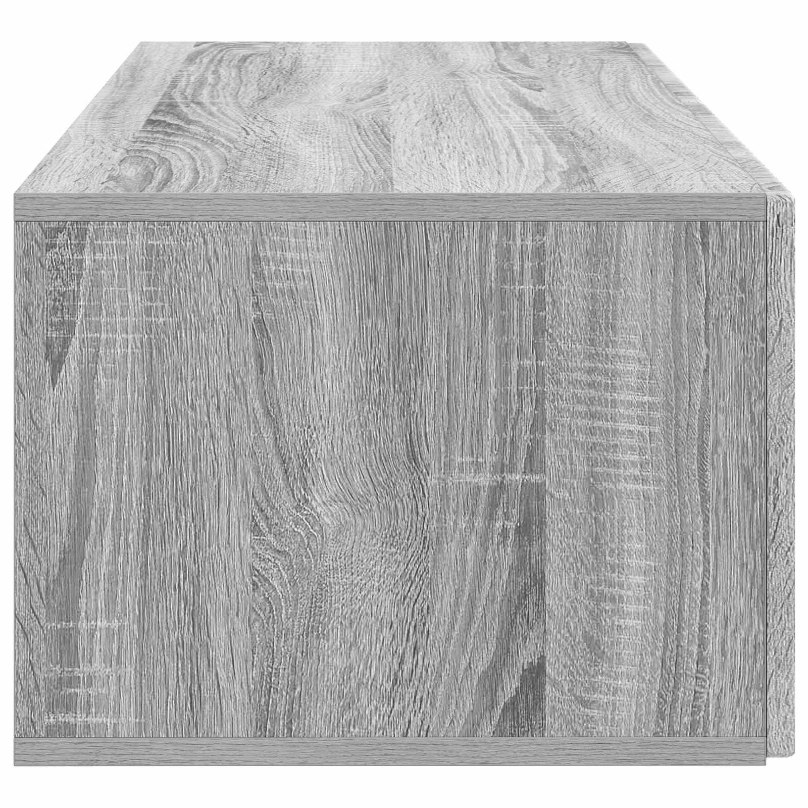 Væghængt TV-skab Vægmonteret Grå sonoma-eg 78,5 x 41 x 30 cm