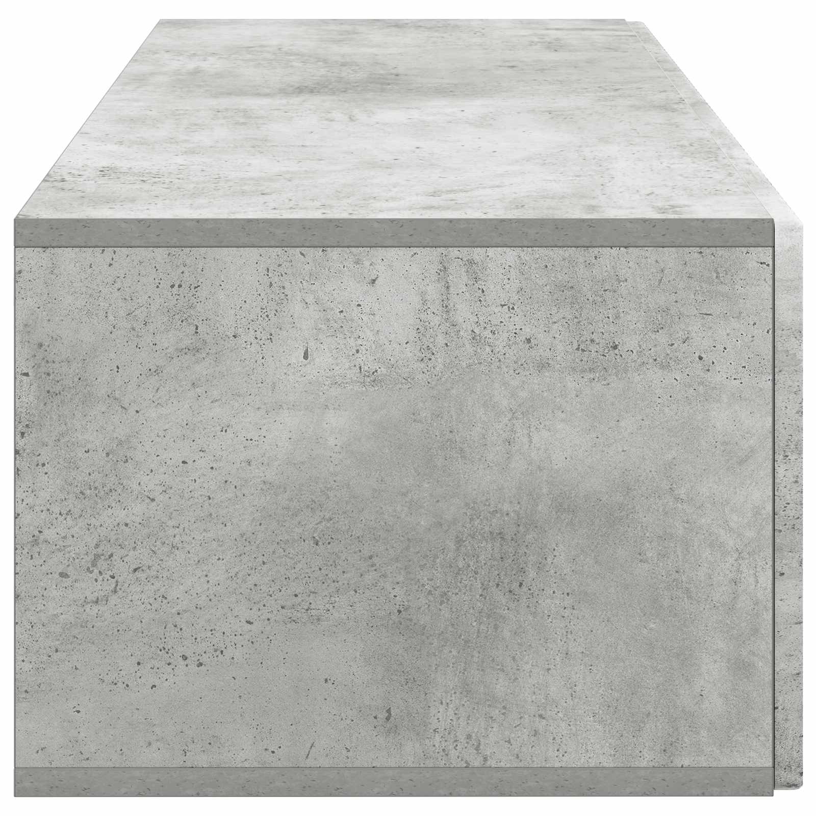 Væghængt TV-skab Betongrå 98 x 41 x 30 cm Konstrueret træ