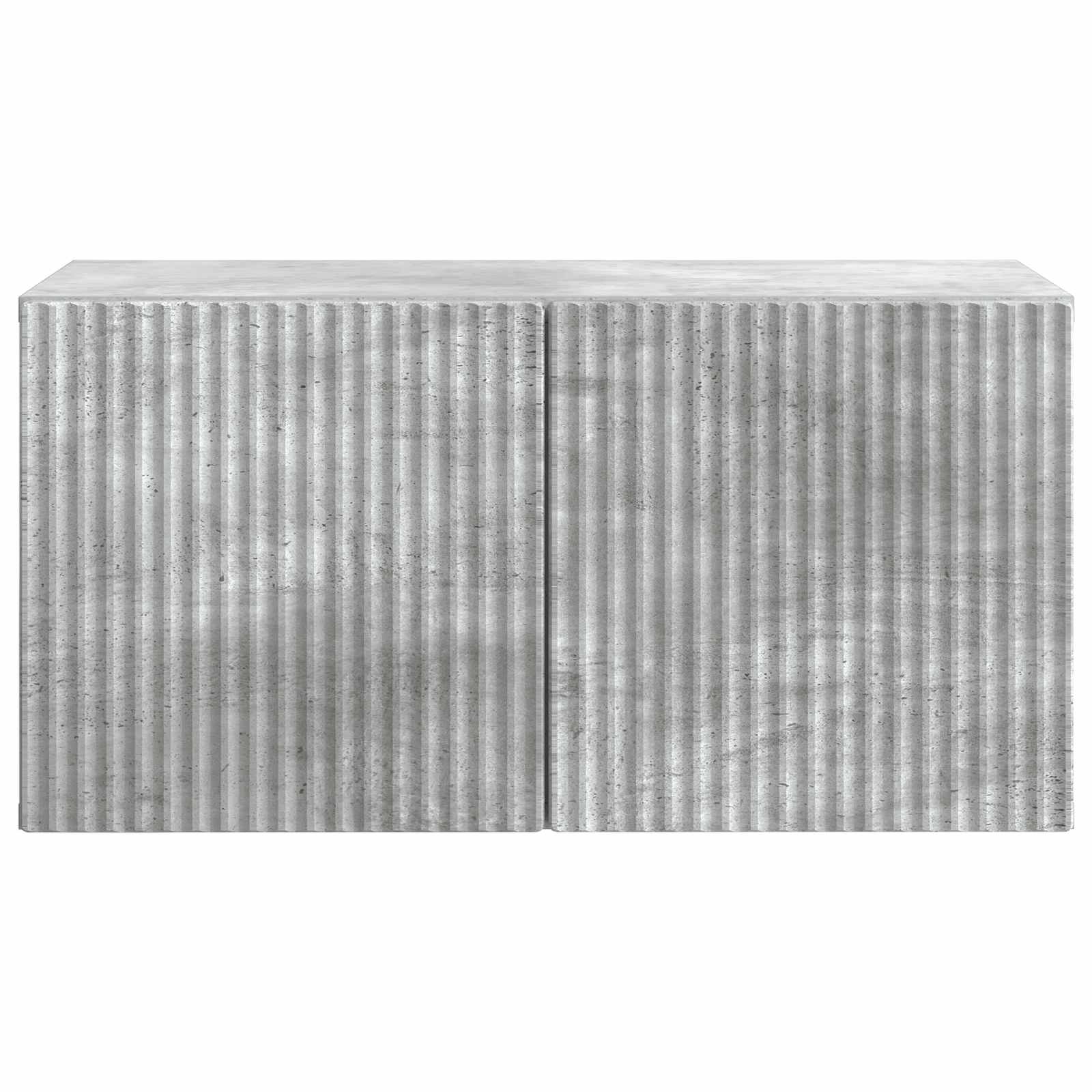 Væghængt TV-skab Betongrå 59,5 x 31 x 30 cm Konstrueret træ