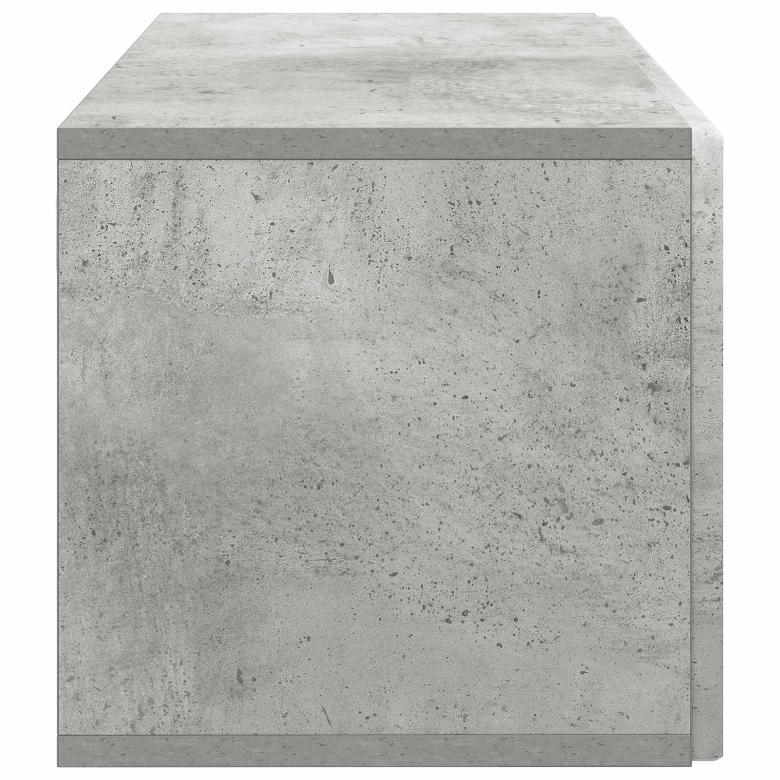 Væghængt TV-skab Betongrå 59,5 x 31 x 30 cm Konstrueret træ
