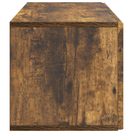 Væghængt TV-skab 59,5 x 31 x 30 cm Røget eg Konstrueret træ