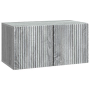 Væghængt TV-skab Vægmonteret Grå sonoma-eg 59,5 x 31 x 30 cm