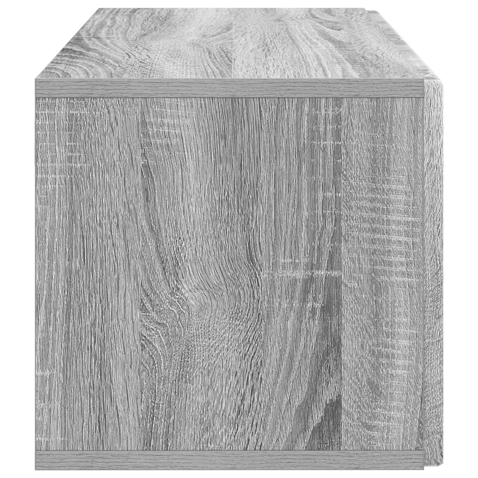 Væghængt TV-skab Vægmonteret Grå sonoma-eg 59,5 x 31 x 30 cm
