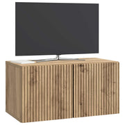 Væghængt TV-skab Artisan-eg 59,5 x 31 x 30 cm Konstrueret træ