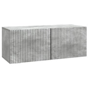 Væghængt TV-skab Betongrå 78,5 x 31 x 30 cm Konstrueret træ