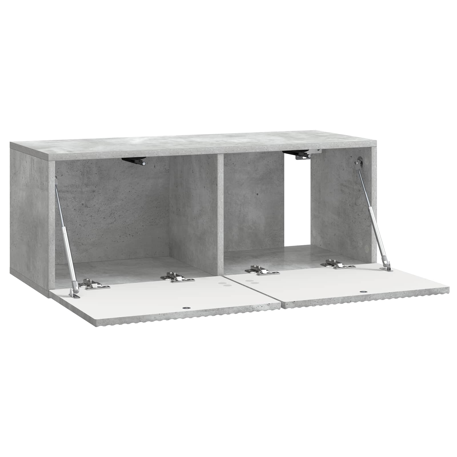Væghængt TV-skab Betongrå 78,5 x 31 x 30 cm Konstrueret træ