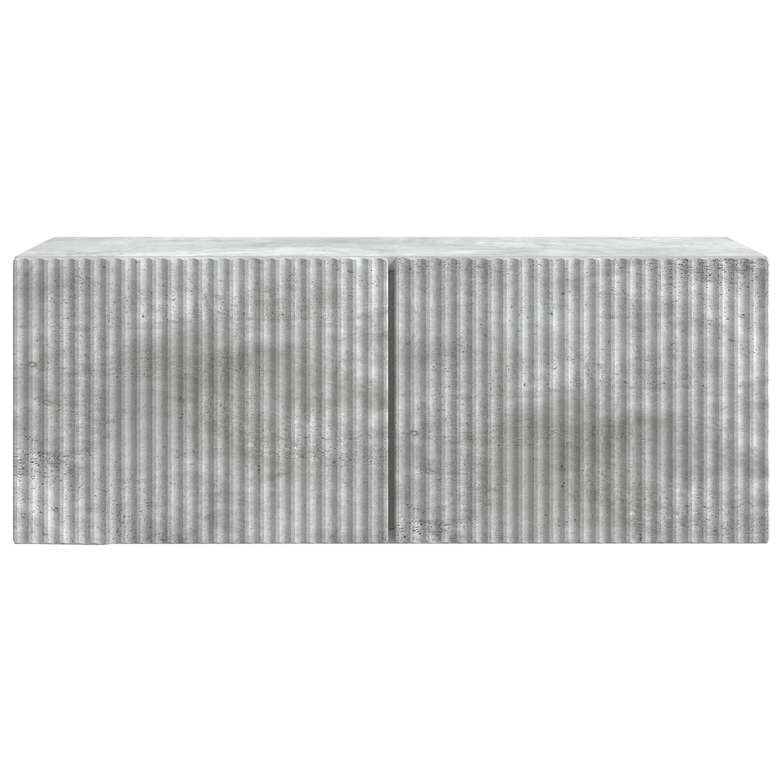 Væghængt TV-skab Betongrå 78,5 x 31 x 30 cm Konstrueret træ