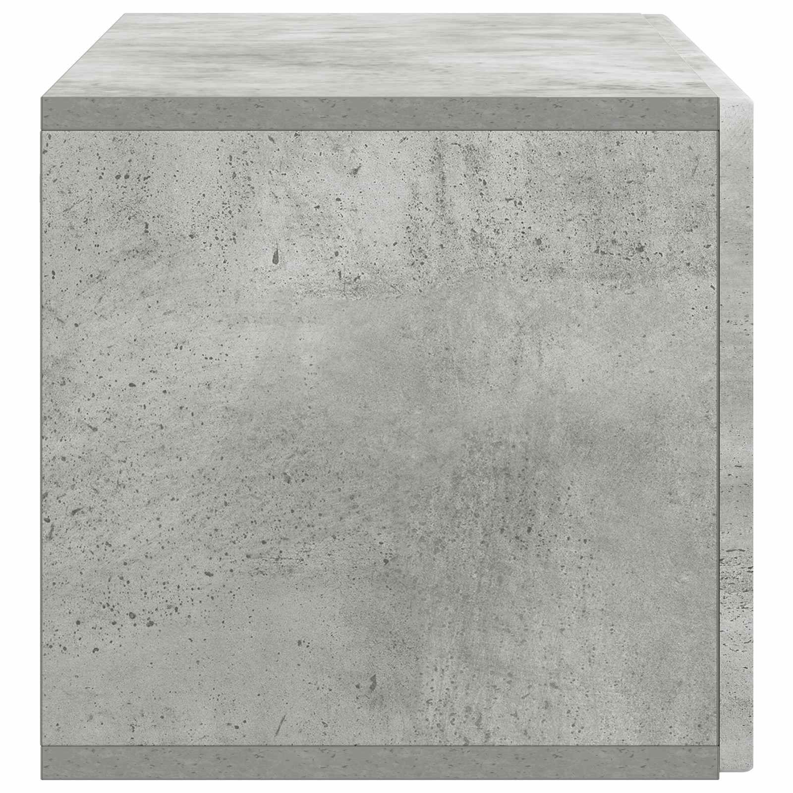 Væghængt TV-skab Betongrå 78,5 x 31 x 30 cm Konstrueret træ