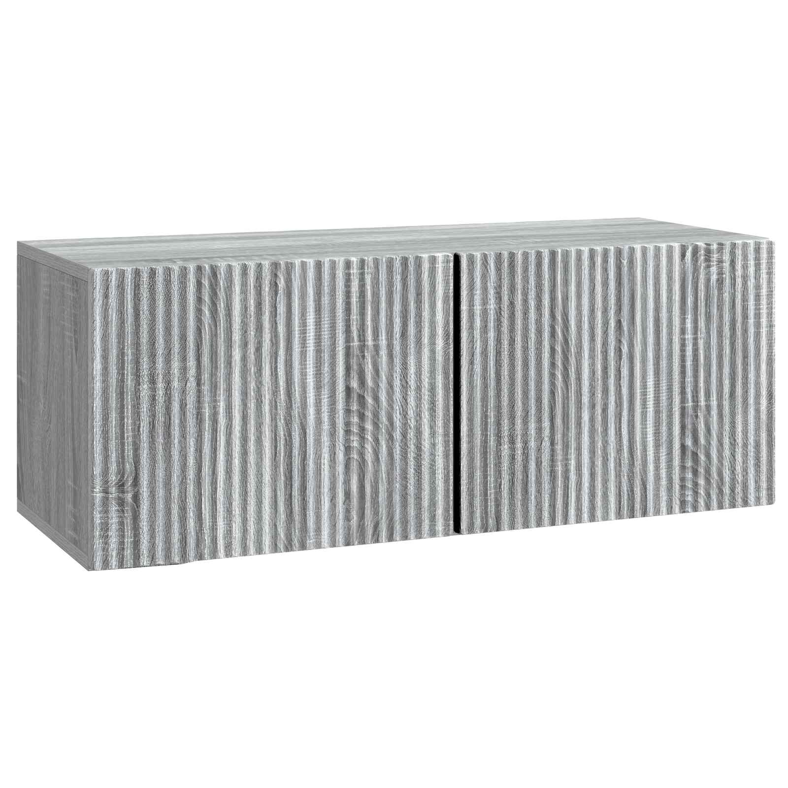 Væghængt TV-skab Vægmonteret Grå sonoma-eg 78,5 x 31 x 30 cm