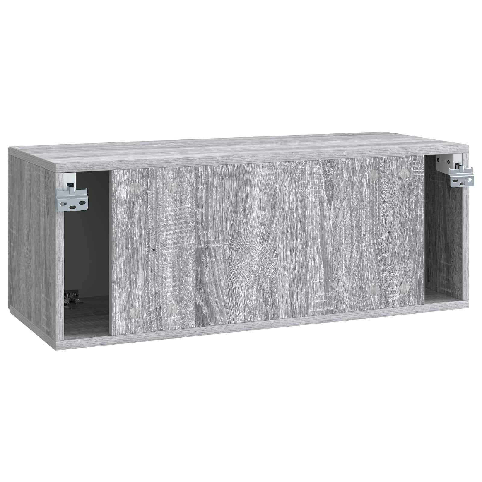 Væghængt TV-skab Vægmonteret Grå sonoma-eg 78,5 x 31 x 30 cm