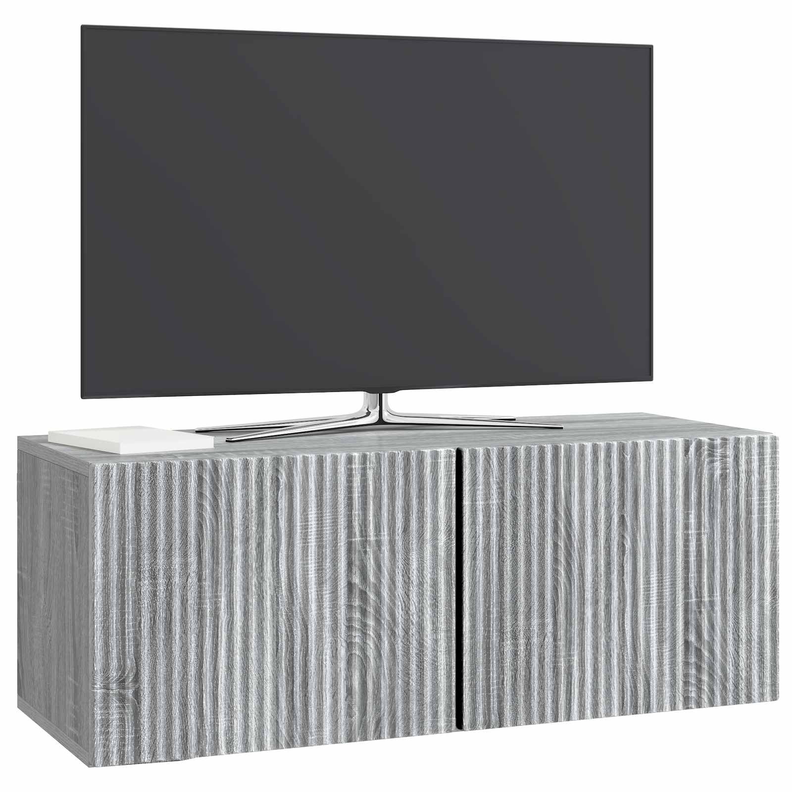 Væghængt TV-skab Vægmonteret Grå sonoma-eg 78,5 x 31 x 30 cm