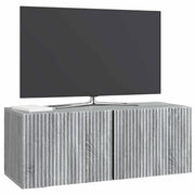 Væghængt TV-skab Vægmonteret Grå sonoma-eg 78,5 x 31 x 30 cm