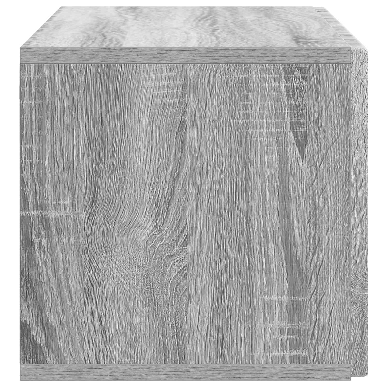 Væghængt TV-skab Vægmonteret Grå sonoma-eg 78,5 x 31 x 30 cm