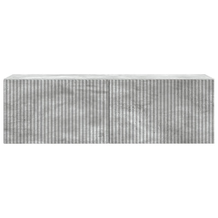 Væghængt TV-skab Betongrå 98 x 31 x 30 cm Konstrueret træ