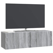Væghængt TV-skab Grå sonoma-eg 98 x 31 x 30 cm Konstrueret træ