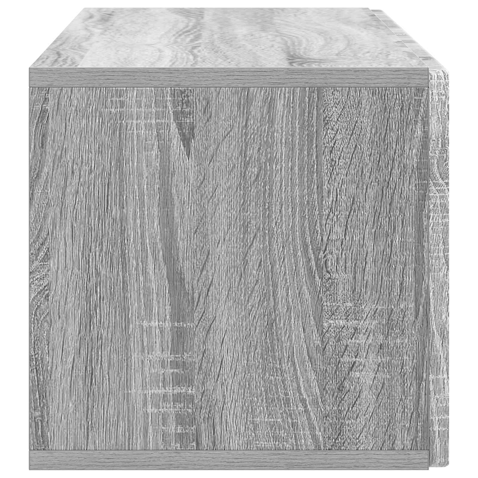 Væghængt TV-skab Grå sonoma-eg 98 x 31 x 30 cm Konstrueret træ