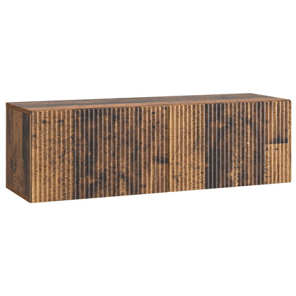 Væghængt TV-skab Gammelt træ 98 x 31 x 30 cm Konstrueret træ