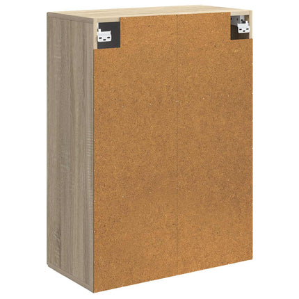 Vægmonteret skab Sonoma-eg 66 x 34,5 x 90 cm Konstrueret træ
