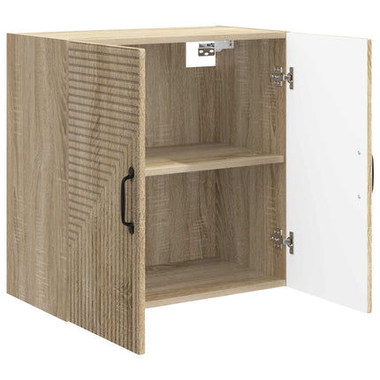 Vægmonteret skab Sonoma-eg 59 x 31 x 60 cm Konstrueret træ