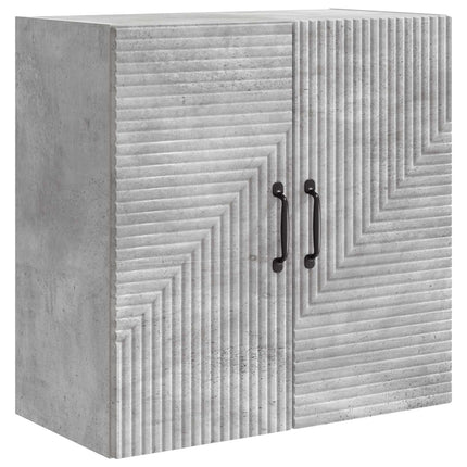 Vægmonteret skab Betongrå 59 x 31 x 60 cm Konstrueret træ