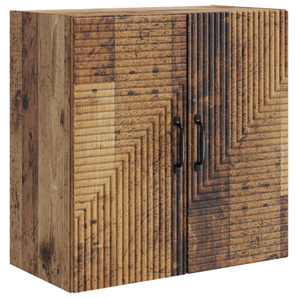 Vægmonteret skab Gammelt træ 59 x 31 x 60 cm Konstrueret træ