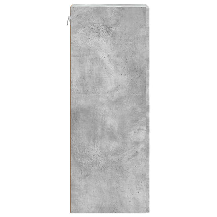 Vægmonteret skab Betongrå 33 x 34,5 x 90 cm Konstrueret træ