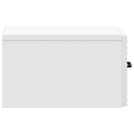 Væghængt Natbord Hvid 34,5 x 33 x 20 cm Konstrueret træ
