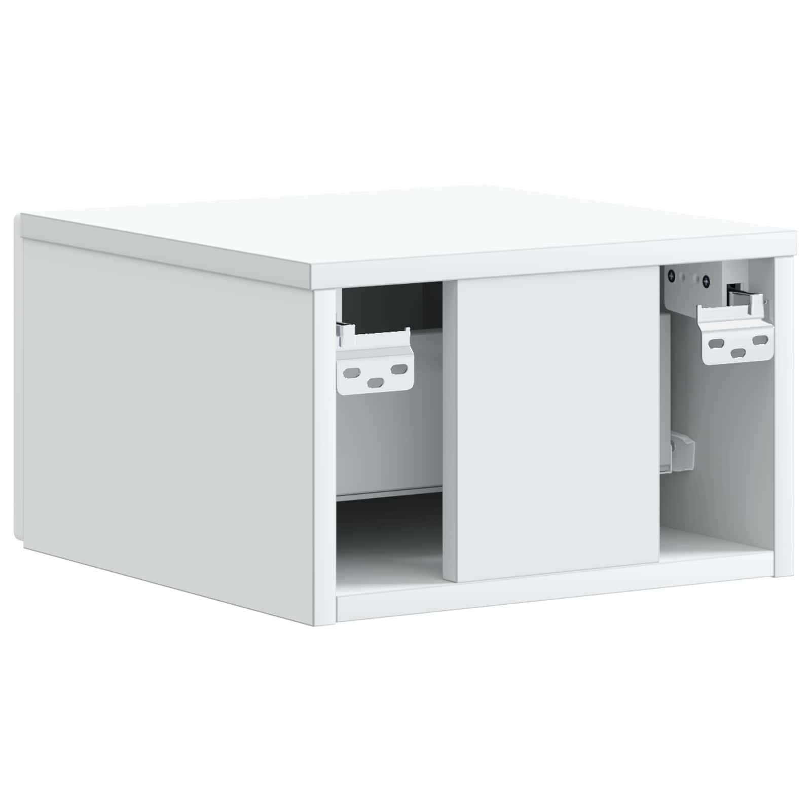 Væghængt Natbord 2 pcs Hvid 34,5 x 33 x 20 cm Konstrueret træ