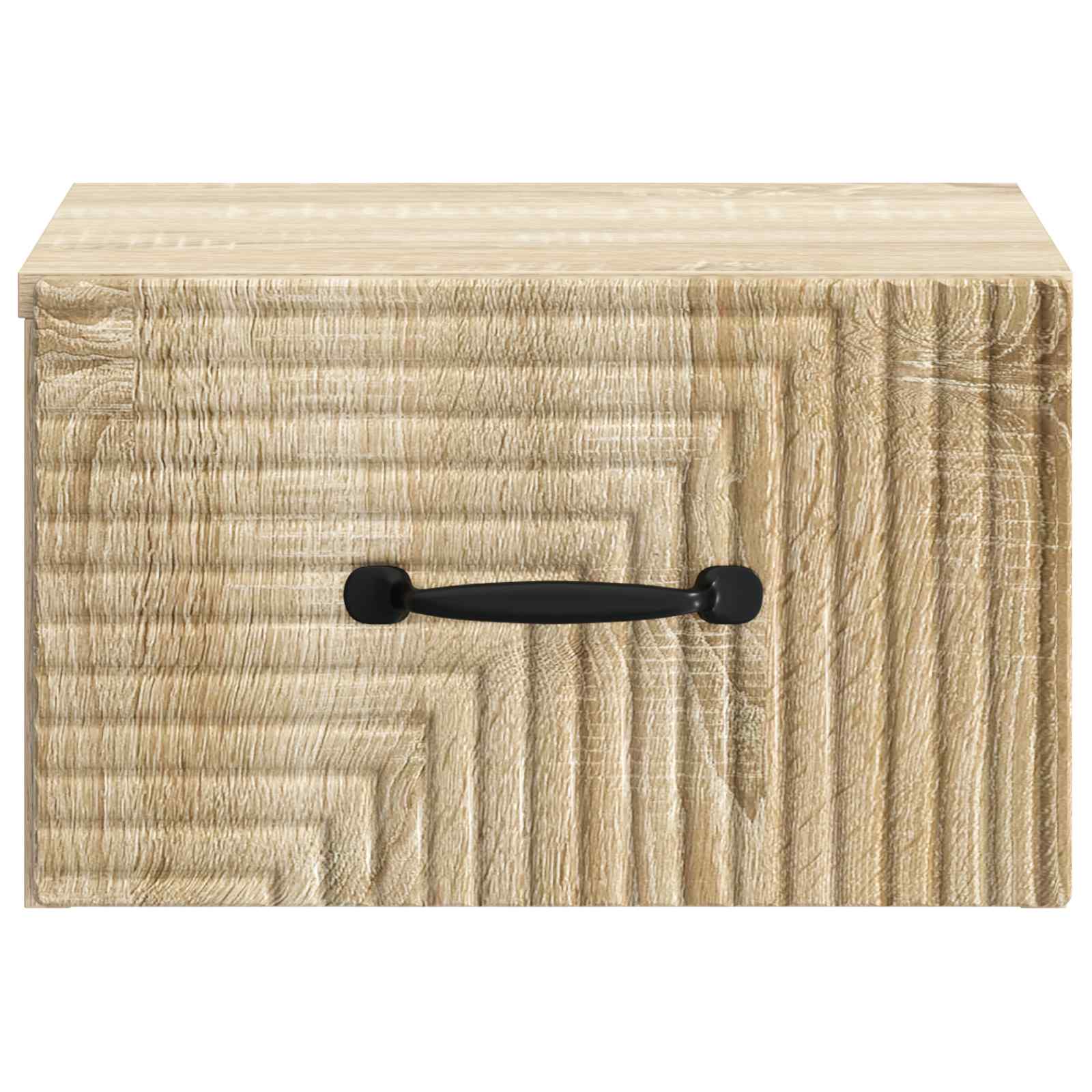 Væghængt Natbord med skuffe 2 pcs Sonoma-eg 34,5 x 33 x 20 cm
