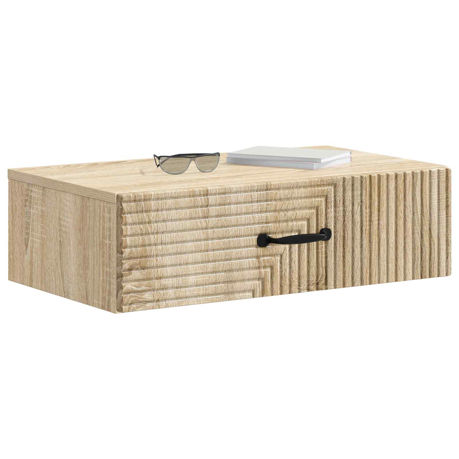 Væghængt Sideskab Sonoma-eg 59 x 34,5 x 17 cm Konstrueret træ