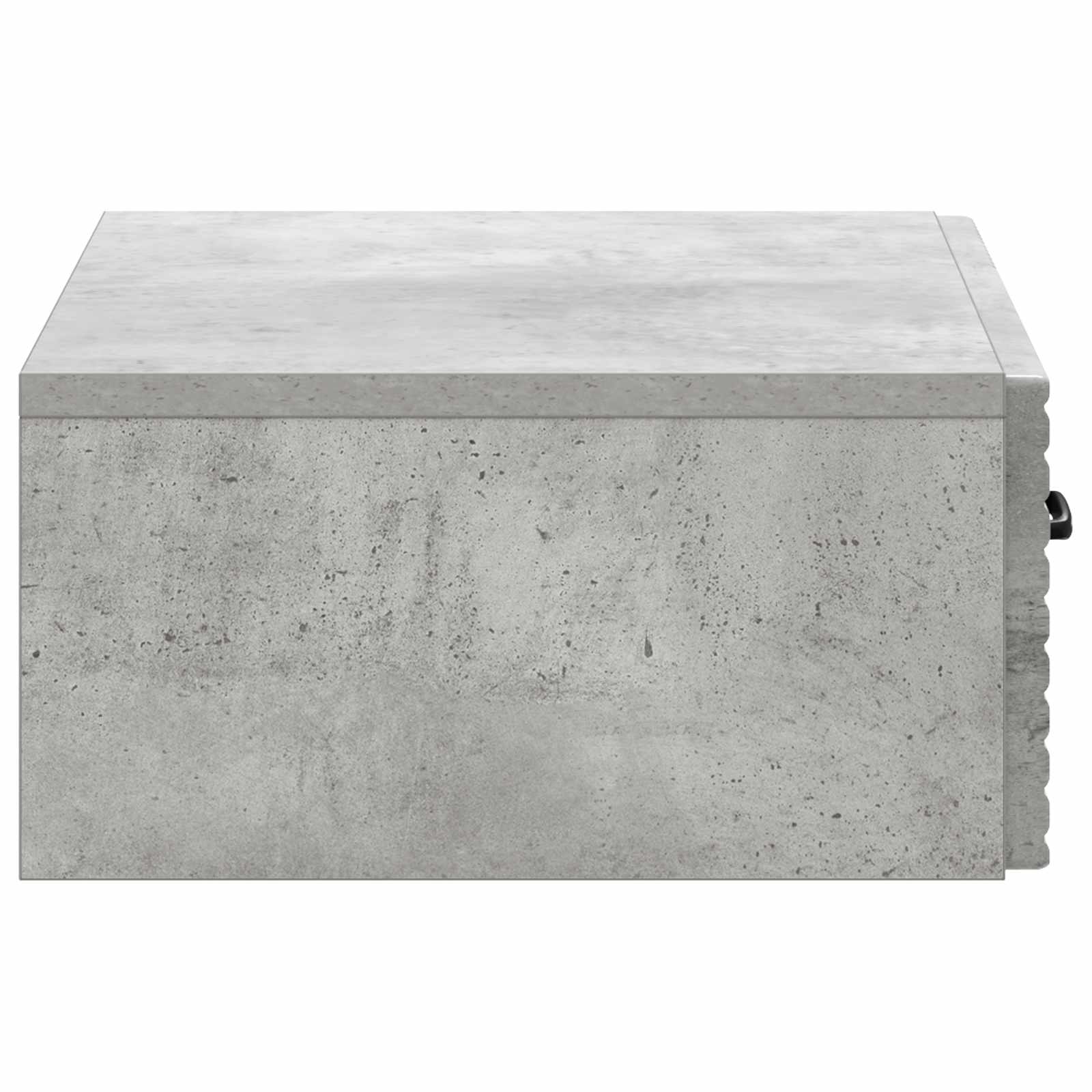 Væghængt Sideskab Betongrå 59 x 34,5 x 17 cm Konstrueret træ