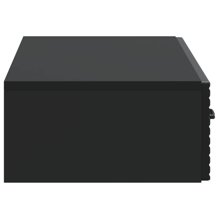 Væghængt Sideskab 87,5 x 34,5 x 17 cm Konstrueret træ Sort