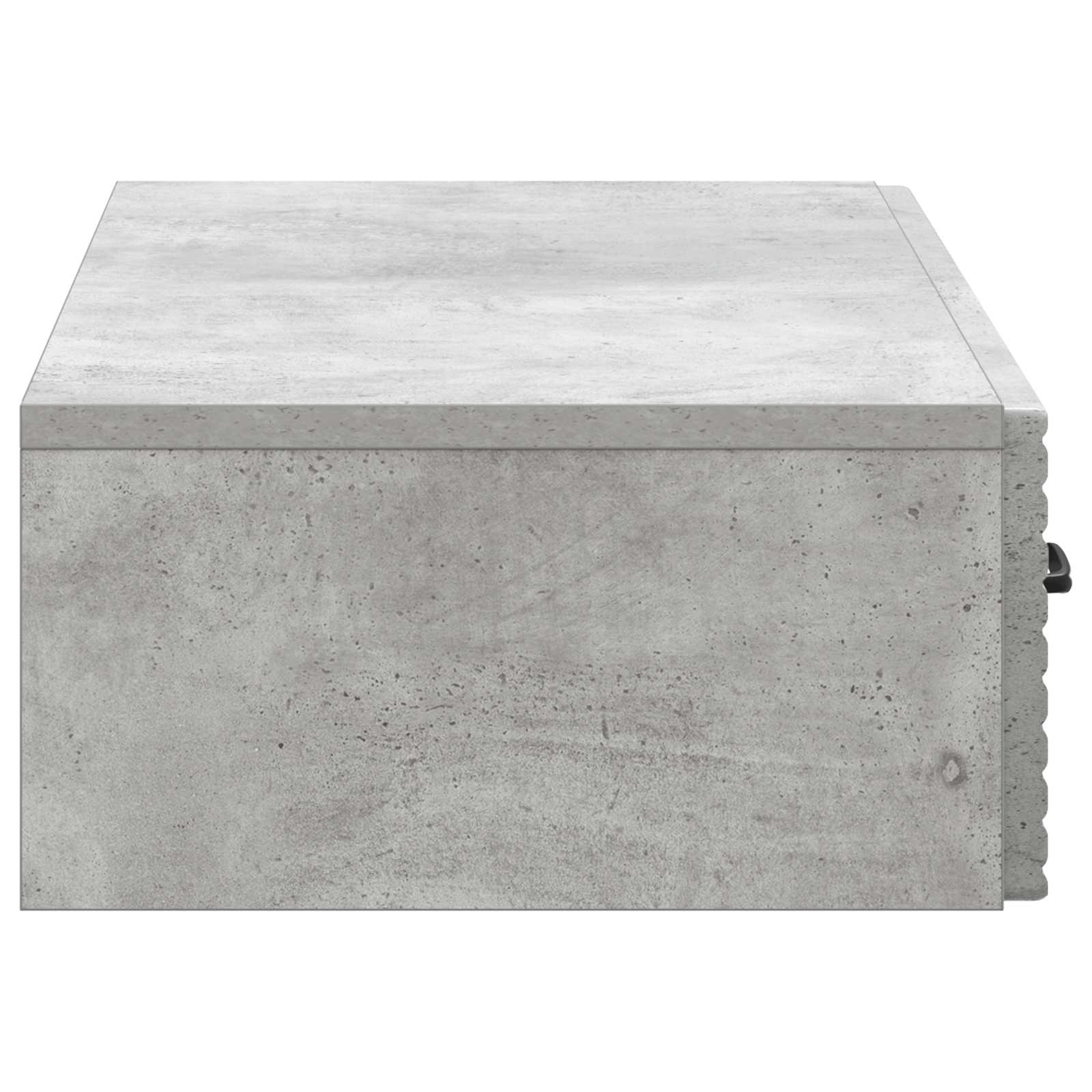 Væghængt Sideskab Betongrå 87,5 x 34,5 x 17 cm Konstrueret træ