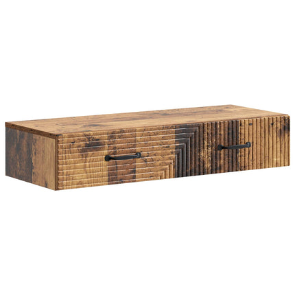 Væghængt Sideskab Gammelt træ 87,5 x 34,5 x 17 cm