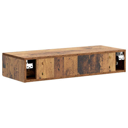 Væghængt Sideskab Gammelt træ 87,5 x 34,5 x 17 cm