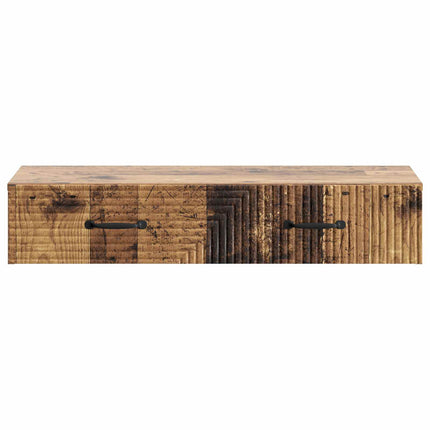 Væghængt Sideskab Gammelt træ 87,5 x 34,5 x 17 cm