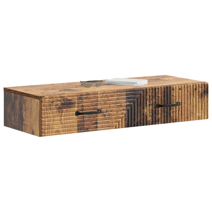 Væghængt Sideskab Gammelt træ 87,5 x 34,5 x 17 cm