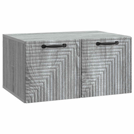 Væghængt TV-skab Vægmonteret Grå sonoma-eg 59,5 x 41 x 30 cm
