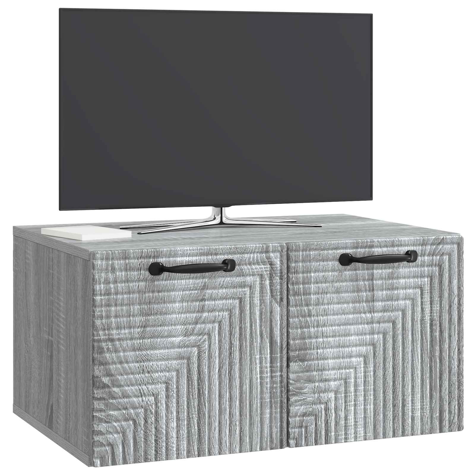 Væghængt TV-skab Vægmonteret Grå sonoma-eg 59,5 x 41 x 30 cm