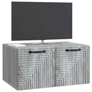 Væghængt TV-skab Vægmonteret Grå sonoma-eg 59,5 x 41 x 30 cm