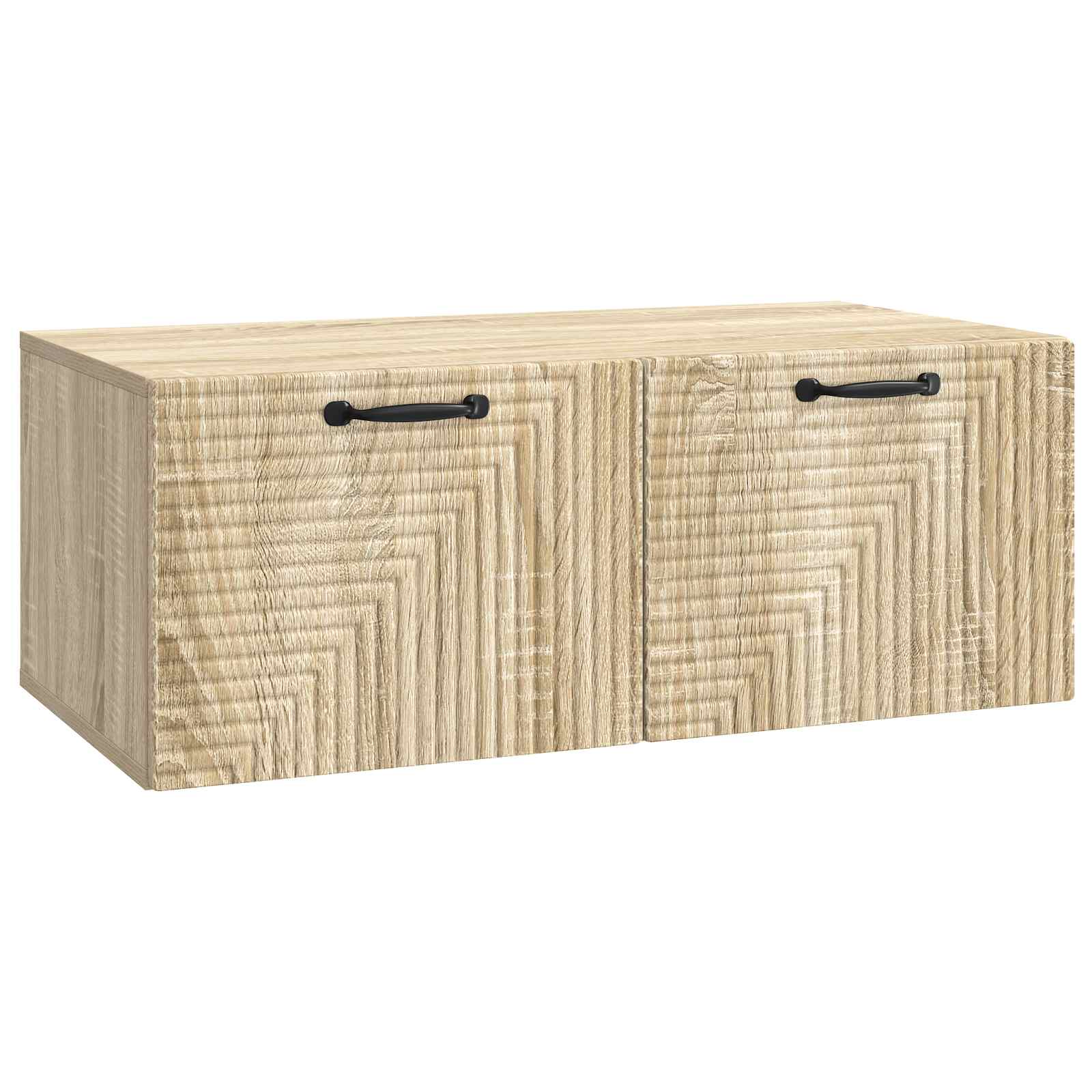 Væghængt TV-skab Sonoma-eg 78,5 x 41 x 30 cm Konstrueret træ