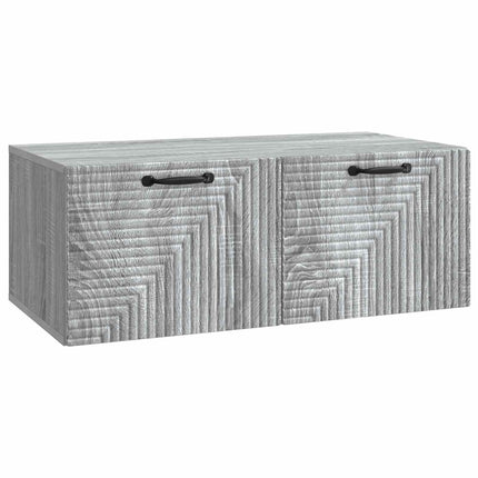 Væghængt TV-skab Vægmonteret Grå sonoma-eg 78,5 x 41 x 30 cm