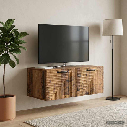 Væghængt TV-skab Gammelt træ 78,5 x 41 x 30 cm Konstrueret træ