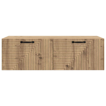 Væghængt TV-skab 98 x 41 x 30 cm Artisan-eg Konstrueret træ