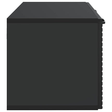 Væghængt TV-skab Sort 59,5 x 31 x 30 cm Konstrueret træ