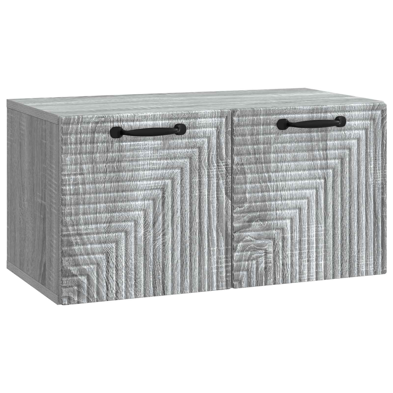 Væghængt TV-skab Vægmonteret Grå sonoma-eg 59,5 x 31 x 30 cm